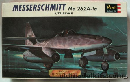 Revell 1/72 Messerschmitt Me-262-1a - Me262, H624-49 plastic model kit